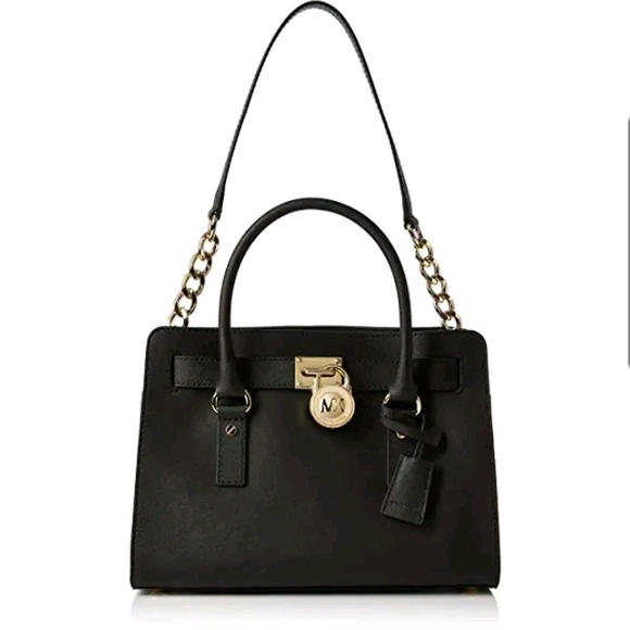 Black Leather Handbag - Picture 1 of 16